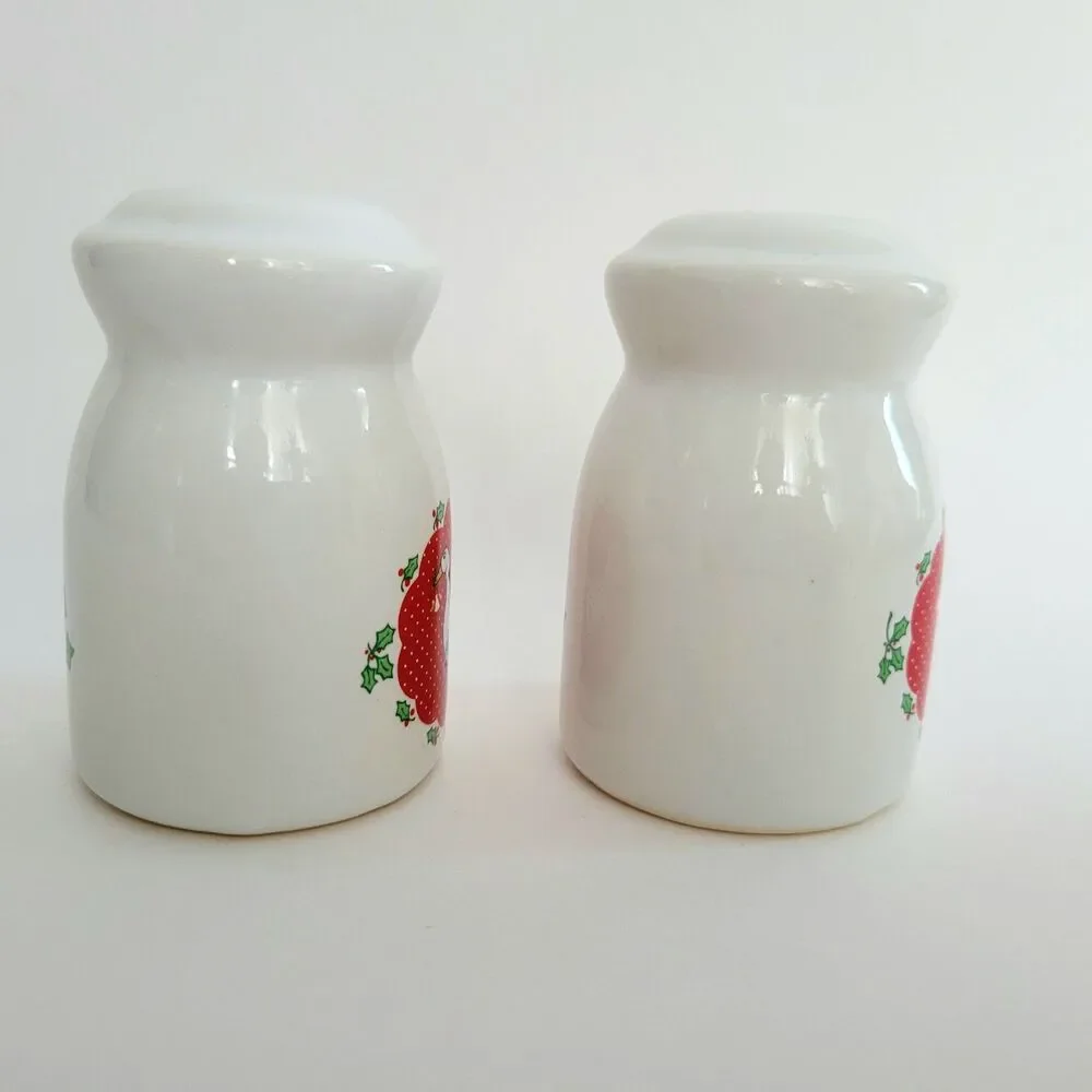 Vintage Goose Salt & Pepper Stoneware Christmas Cottagecore Country 90s Geese